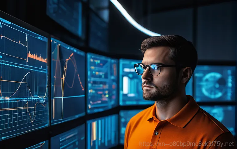 광석동 STATUS_IO_TIMEOUT - **Prompt:** A high-angle, cinematic shot of a modern, automated smart factory floor at a sudden stan...