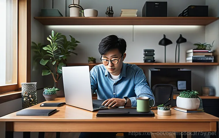 서림동 ftp서버출장방문수리점 - A professional computer technician, dressed in a neat uniform and carrying a tool bag, stands at the...