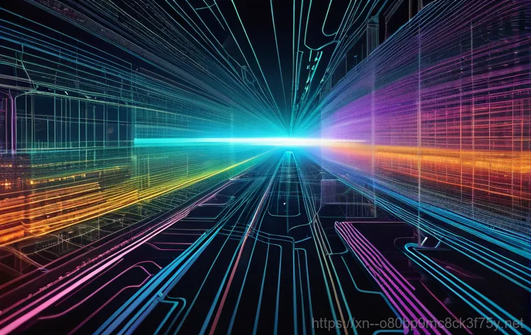 북한동 STATUS_PRIVILEGED_INSTRUCTION - **Prompt:** An intricate, futuristic artwork showcasing a collection of glowing, translucent data cu...