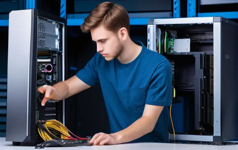 남양주 STATUS_KERNEL_SECURITY_CHECK - **Prompt:** A young adult, looking distressed and confused, sits at a modern desk in a well-lit home...