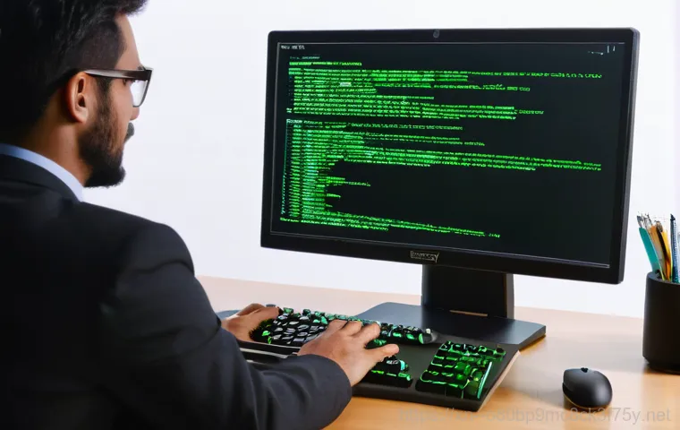 범계동 STATUS_KERNEL_BOOT_FAILURE - **Prompt 1: The Frustration of a Fatal Error**
    A person, appearing deeply frustrated and a littl...