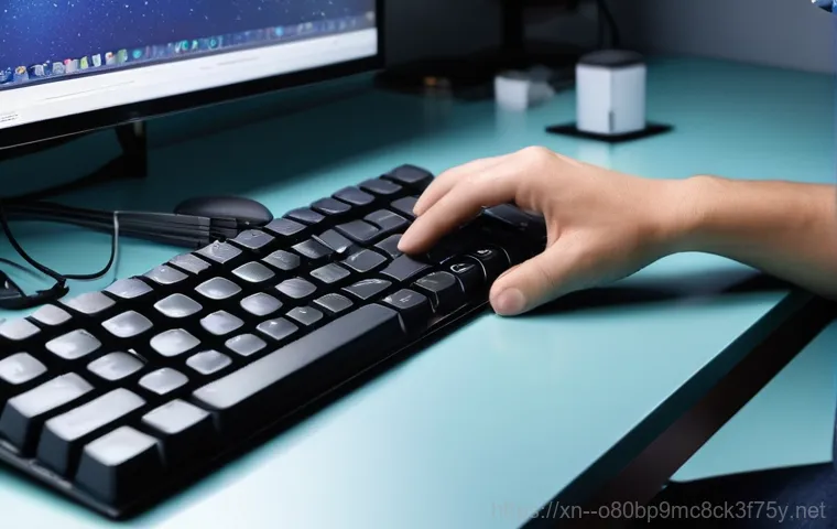 의정부동 press  f4  key - **Prompt 1: The Frustrated Troubleshooter**
    A young professional sits at a desk in a dimly lit r...