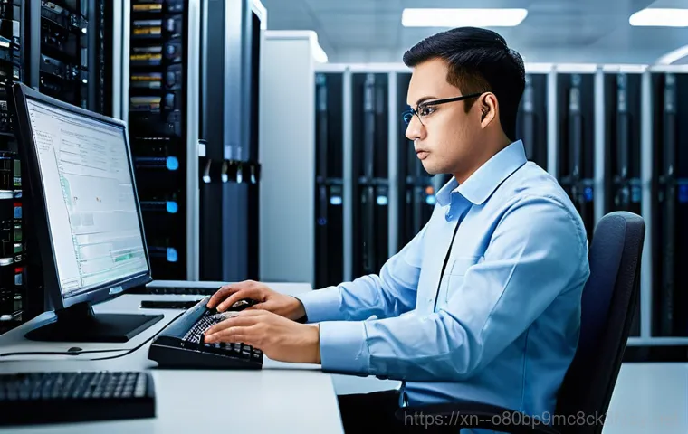 번동 centos재설치 포맷  초기화 - **Prompt 1: System Health Diagnosis and Frustration**
    An IT professional, appearing slightly str...