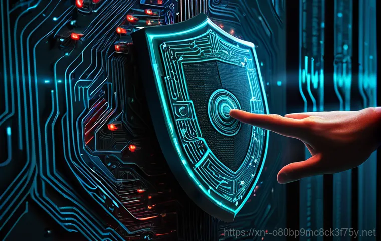 광남동 STATUS_SECURITY_POLICY_VIOLATION - A worried young adult, appearing slightly distressed, gazes intently at a computer screen that displ...