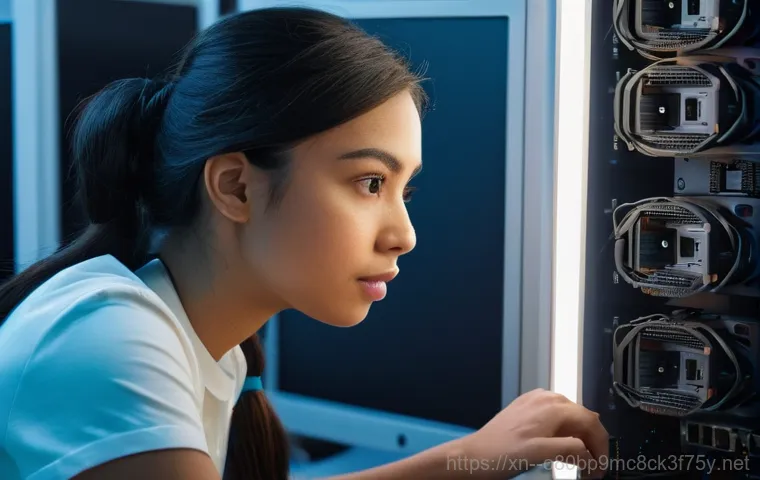 의주로 BUGCODE_USB_DRIVER - A young adult woman sits at a modern desk in a home office, looking utterly frustrated. Her hands ar...