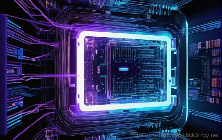 포일동 HARDWARE_INTERRUPT_STORM - **Prompt:** A highly detailed, dynamic illustration depicting a central processing unit (CPU) as a f...