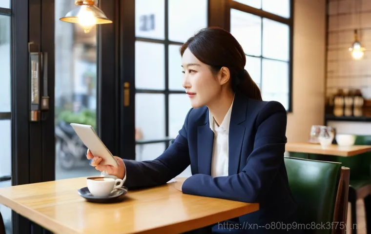 삼청동 서버출장방문수리점 - A focused male IT technician, in his early 30s and wearing a neat, branded uniform, is meticulously ...