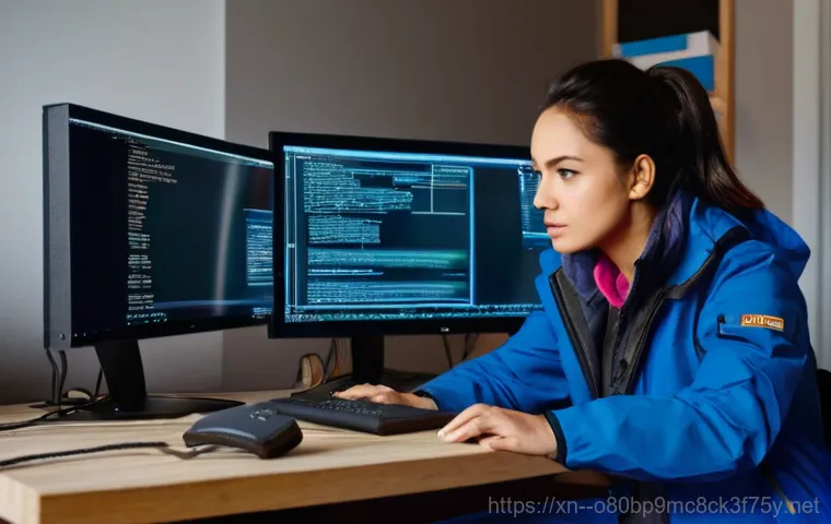행주동 조립컴퓨터 pc 출장판매설치 - A professional male computer technician, dressed in a neat uniform with a logo, meticulously assembl...