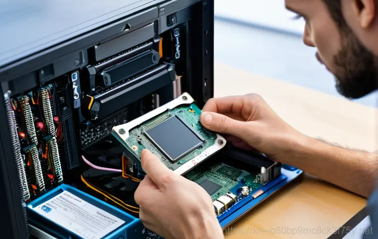 관문동 STATUS_KERNEL_THREAD_INTERRUPTED - A close-up of a computer monitor displaying a blue screen of death with the error message "STATUS_KE...