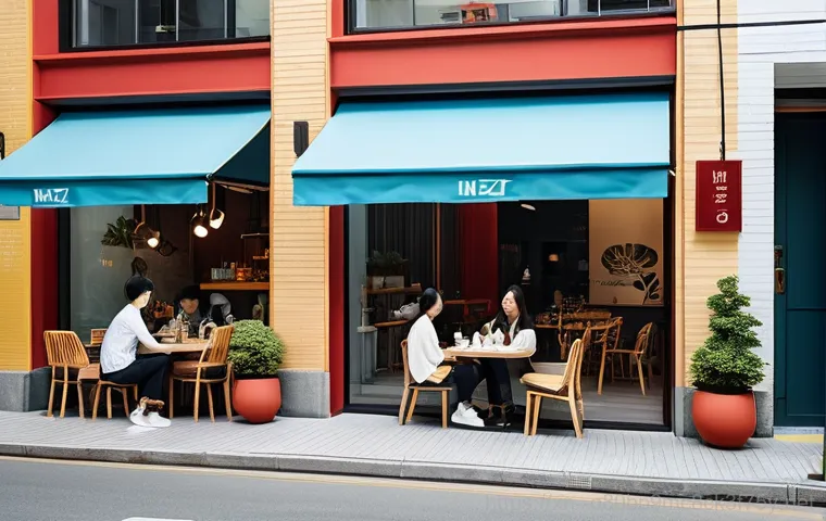 이태원 STATUS_FLOAT_UNDERFLOW - Image Prompt 1: Itaewon's Trendy Transformation**