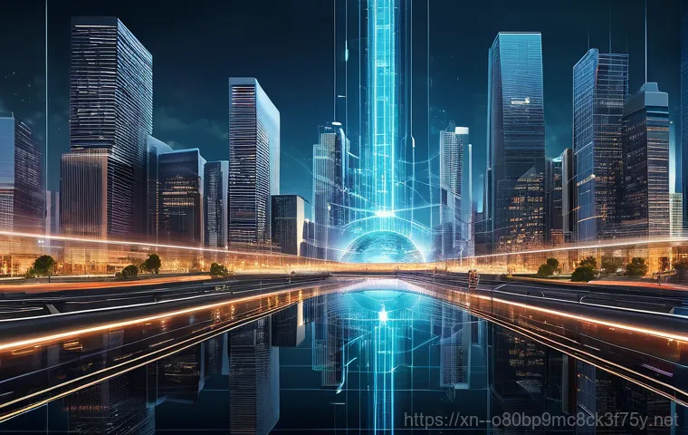 진관동 THREAD_TERMINATION_PORT - **Prompt:** "An abstract and intricate visual representation of a low-power wireless mesh network, s...