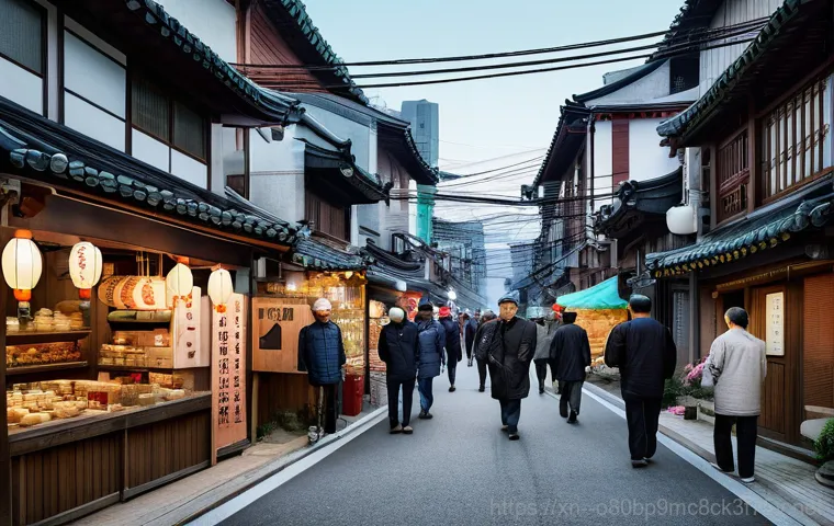 창신동 STATUS_IMAGE_CHECKSUM_MISMATCH - **Prompt:** A narrow, winding alleyway in Changsin-dong, South Korea, bustling with the soft glow of...