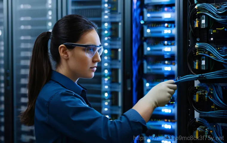 서린동 centos재설치 포맷  초기화 - A hyper-realistic, pristine server room with rows of newly installed, gleaming server racks. Soft, f...