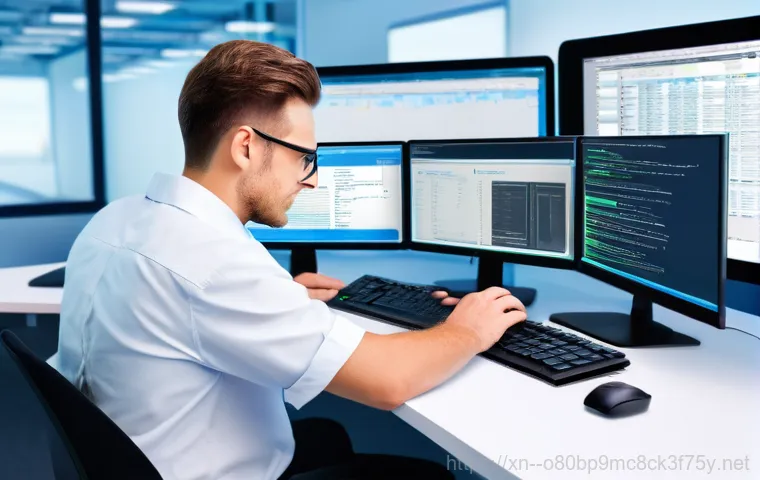 군내면 PFN_LIST_CORRUPT - **Prompt 2: Hands-On RAM Troubleshooting**
    "A close-up, high-detail shot focusing on a pair of a...