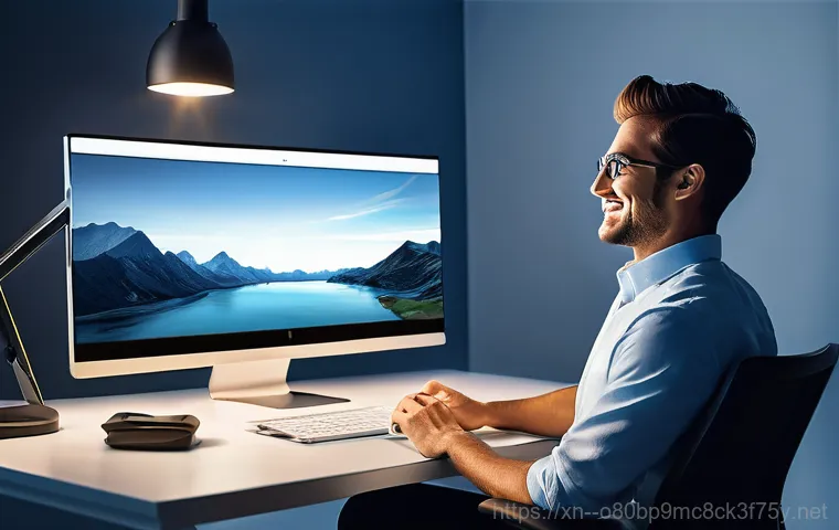 증포동 STATUS_KERNEL_CONFIGURATION_ERROR - A person with a concentrated expression, possibly a tech enthusiast, is seated in front of a compute...