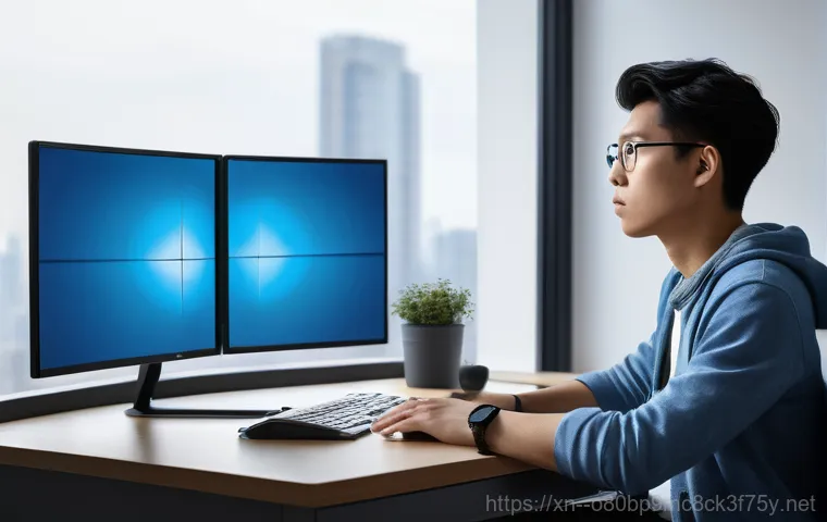 수내동 INTERNAL_POWER_ERROR - Prompt 1: The Frustration of a Blue Screen**