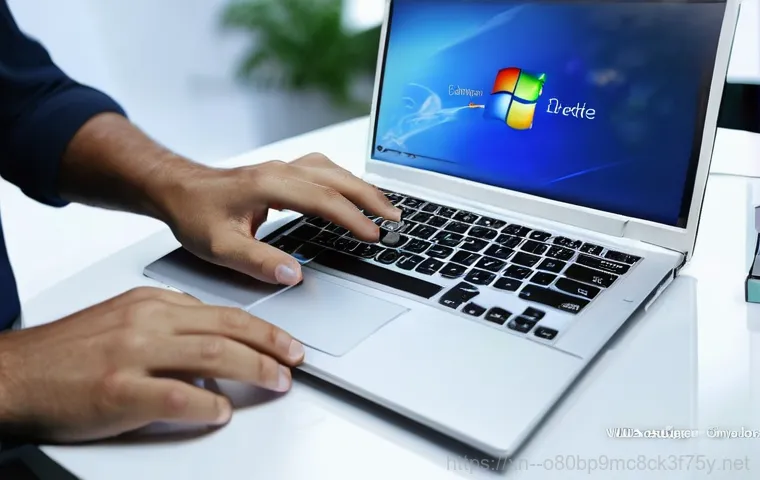 공촌동 윈도우8 windows8 재설치 포맷  초기화 - **Prompt 1: Frustrated User and Seamless PC Refresh**
    "A person, appearing frustrated and sighin...