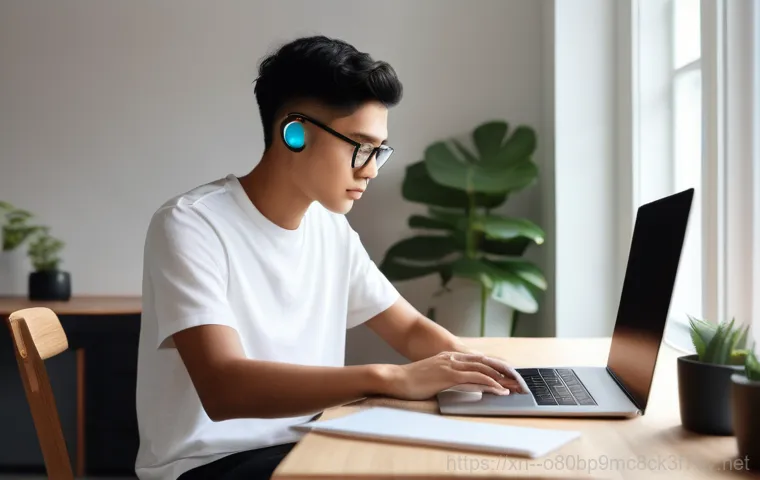 조안면 STATUS_FILE_INVALID - **Prompt:** A person (age 30-45, gender-neutral) with a focused and determined expression is seated ...