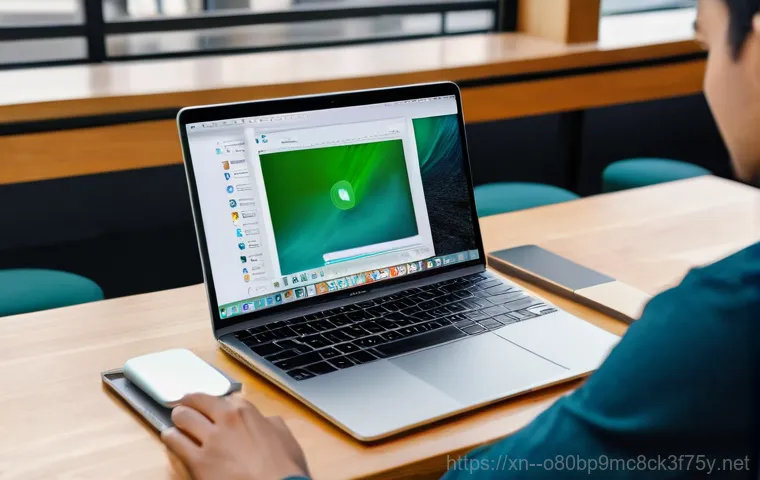 청덕동 부트캠프설치 - A professional young woman, wearing a business casual outfit, sits at a modern desk with a sleek App...