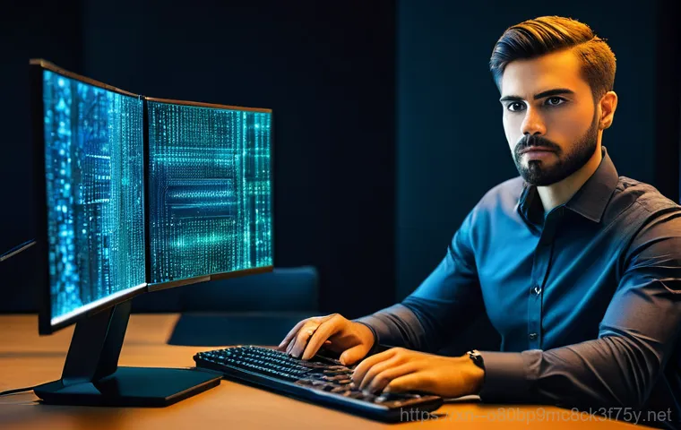 화서동 STATUS_PROTECTION_ERROR - **Prompt 1: The Confused User Facing a System Error**
    A young adult, gender-neutral, wearing a c...