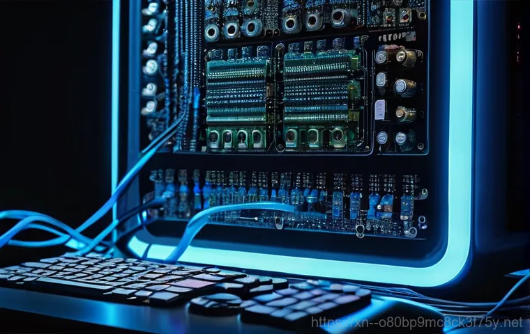 자작동 KERNEL_DATA_INPAGE_ERROR - **Prompt 1: User Frustration at a Malfunctioning Computer**
    "A young adult, gender-neutral, wear...