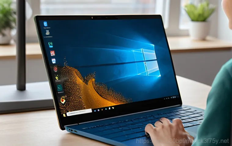 역곡동 윈도우11 windows11 재설치 포맷  초기화 - A relatable individual, appearing slightly frustrated and stressed, sits at a modern desk in front o...