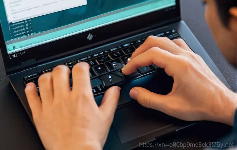 창영동 ubuntu재설치 포맷  초기화 - A focused individual, dressed in casual yet stylish attire, is meticulously backing up data on a mod...