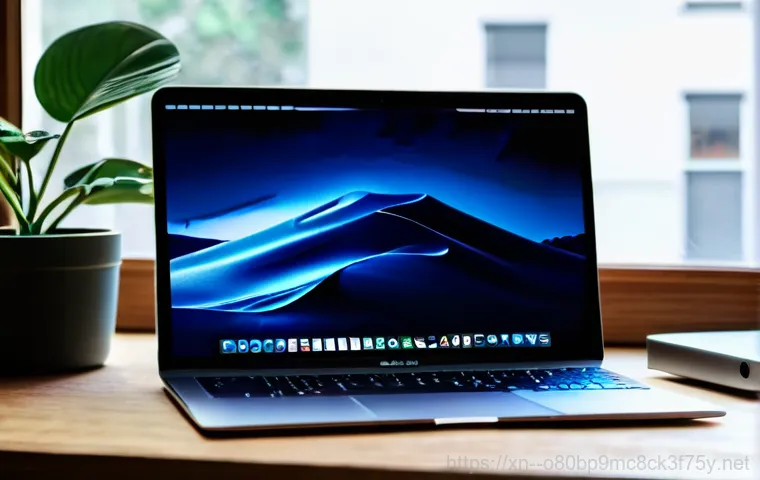 노오지동 맥북에어 판매 및 수리 - **Prompt 2: MacBook Air Screen Repair**
    "A professional technician, wearing a clean, dark blue u...