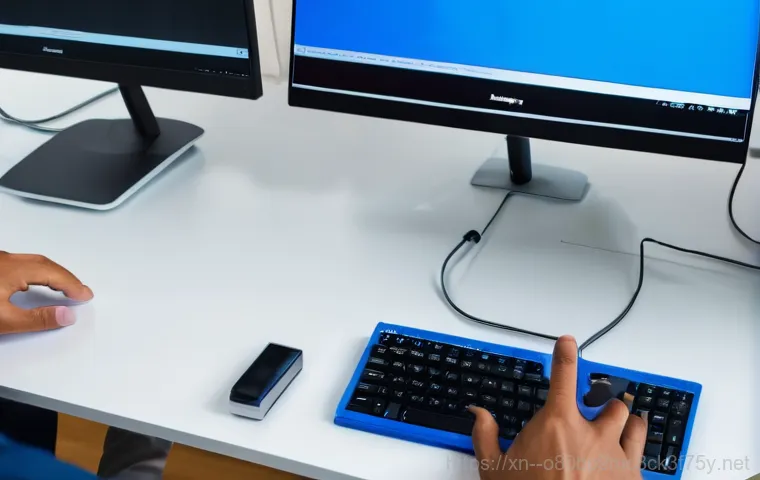 도화동 SESSION5_INITIALIZATION_FAILED - A detailed close-up shot of the inside of an open desktop computer tower. A person's hand, wearing a...