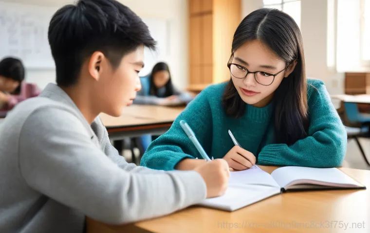 삼죽면 프로그램응답없음 - **Image Prompt 1: Focused Winter Study**
    "A diligent East Asian high school student, approximate...