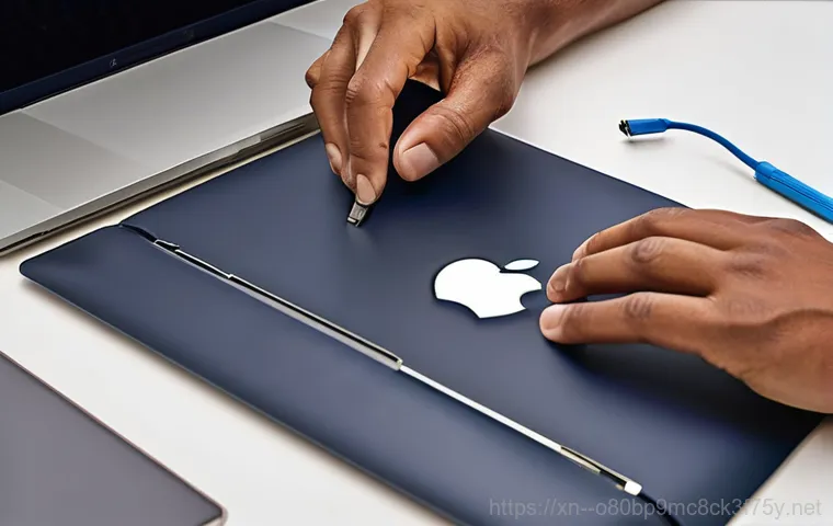 하사창동 맥북프로 판매 및 수리 - **Prompt 1: MacBook Screen Repair**
    A concerned user, appearing slightly distressed, holding a M... 하사창동 맥북프로 판매 및 수리 - **Prompt 1: MacBook Screen Repair**
    A concerned user, appearing slightly distressed, holding a M...