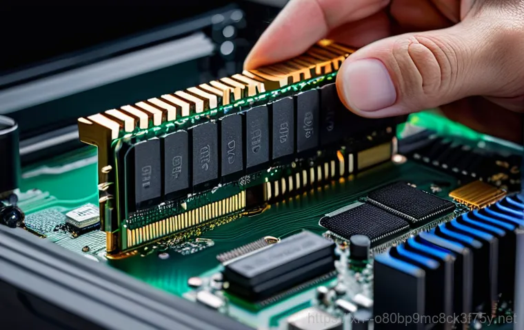 문배동 RAM조립 및 교체수리 - Inside a brightly lit, organized computer repair shop, a professional technician, wearing a clean, d... 문배동 RAM조립 및 교체수리 - Inside a brightly lit, organized computer repair shop, a professional technician, wearing a clean, d...