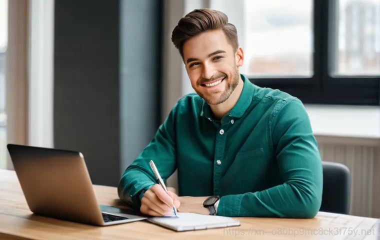 보산동 STATUS_IMAGE_INVALID - **Focused User Optimizing an Image**
    *   **Description:** A young adult male, casually dressed i...