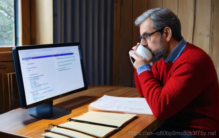 부곡동 BAD_POOL_CALLER - A determined individual, wearing a comfortable t-shirt and jeans, kneels beside an open desktop comp... 부곡동 BAD_POOL_CALLER - A determined individual, wearing a comfortable t-shirt and jeans, kneels beside an open desktop comp...