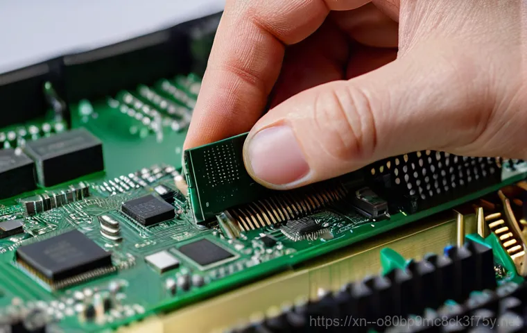 금창동 신호없음 - Inside an open computer tower, a pair of hands (wearing an anti-static wrist strap) carefully but fi... 금창동 신호없음 - Inside an open computer tower, a pair of hands (wearing an anti-static wrist strap) carefully but fi...