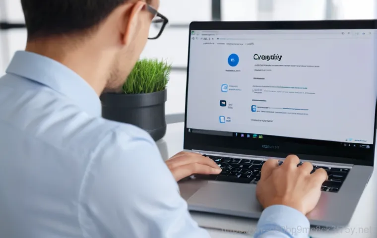 삼가동 STATUS_STACK_BUFFER_OVERRUN - A young adult, with a look of deep frustration, sits in front of a modern desktop computer in a cozy...