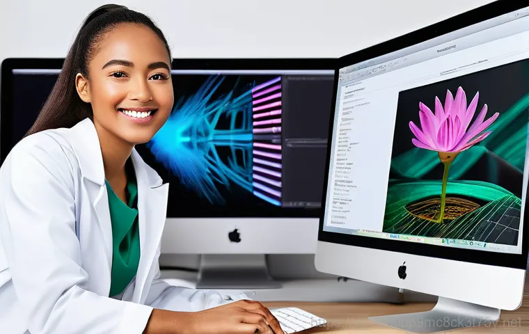 발산동 아이맥 판매 및 수리 - **Prompt:** A skilled, focused technician in a clean, modern workshop, wearing a professional unifor...