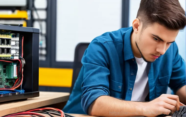 신서면 IO1_INITIALIZATION_FAILED - **A sudden blue screen of despair.**
    A young adult, visibly flustered and bewildered, sits hunch... 신서면 IO1_INITIALIZATION_FAILED - **A sudden blue screen of despair.**
    A young adult, visibly flustered and bewildered, sits hunch...