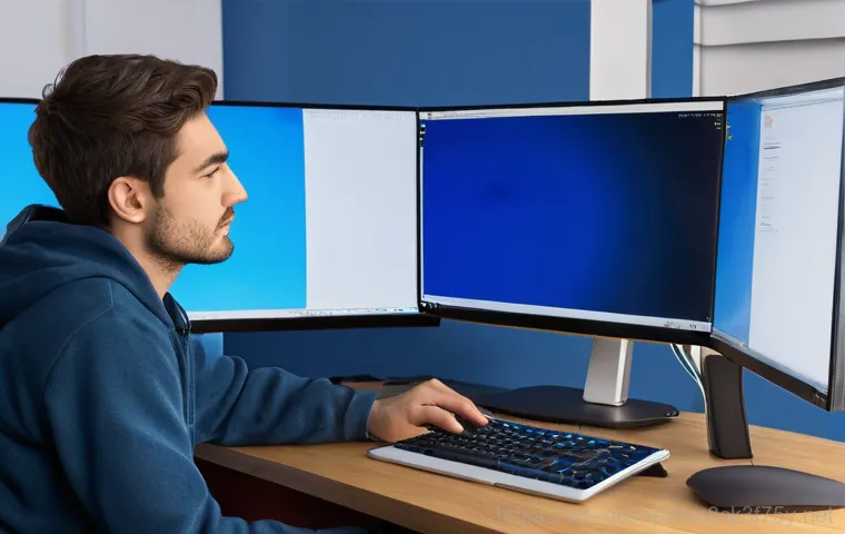 강서구 DRIVER_POWER_STATE_FAILURE - A highly stylized, close-up interior view of a futuristic computer motherboard. Key components such ...