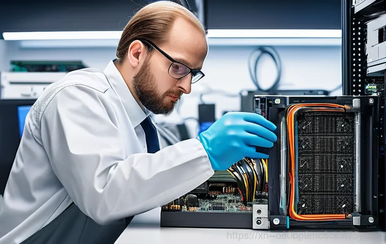 미사동 KERNEL_SECURITY_CHECK_FAILURE - A young professional, looking visibly frustrated yet focused, sits at a modern desk in a home office...