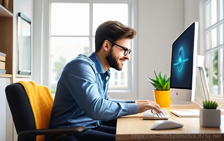 시흥동 SOFTWARE_EXCEPTION - **Prompt 2: Focused Troubleshooting and Diagnosis**
    A bright, well-lit image depicting a person ...