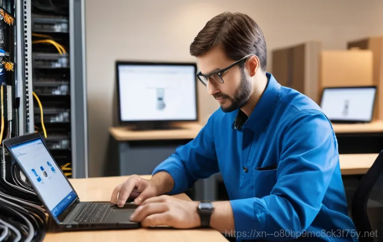 대흥동 프리도스 윈도우설치 - A focused individual, wearing comfortable everyday clothes, sits at a clean, minimalist desk, dilige... 대흥동 프리도스 윈도우설치 - A focused individual, wearing comfortable everyday clothes, sits at a clean, minimalist desk, dilige...