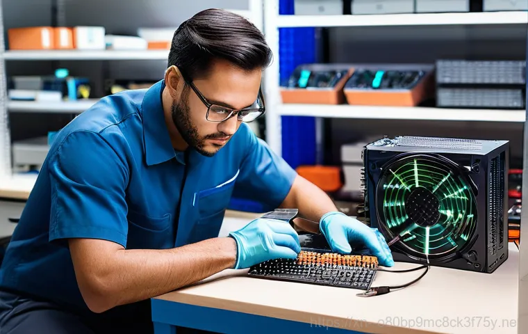 둔촌동 HDD조립 및 교체수리 - A split image or side-by-side comparison. On the left, an old, clunky Hard Disk Drive (HDD) with vis...