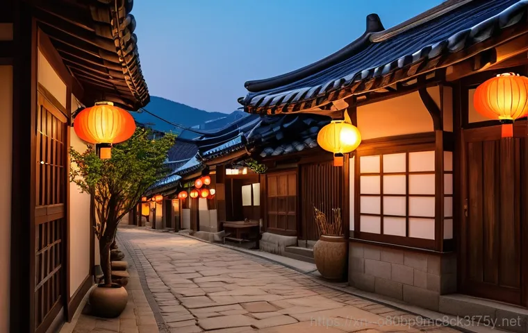 익선동 STATUS_DEVICE_OFFLINE - A vibrant interior of a chic, modern cafe set within a beautifully renovated hanok in Ikseon-dong, S...