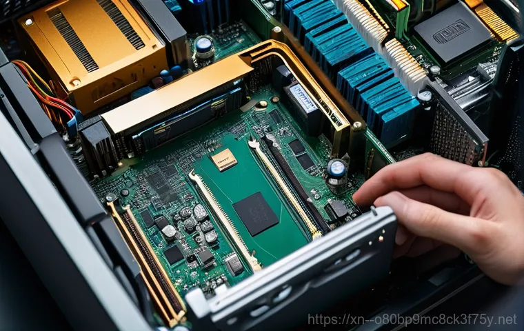 토정동 KERNEL_MODE_HEAP_CORRUPTION - A close-up shot of a desktop computer monitor displaying a vivid blue screen of death (BSOD). The pr...