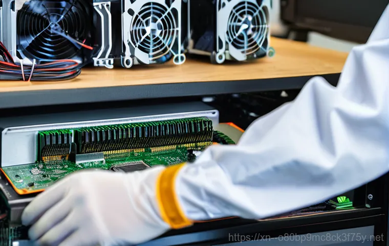 광적면 RAM조립 및 교체수리 - **Image Prompt: Critical System Down due to Faulty RAM**
    A close-up shot focuses on the interior...