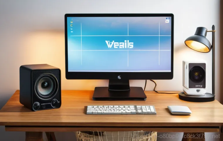 월송동 FAT32_FILE_SYSTEM - A frustrated young person, dressed in contemporary casual wear, stands in a modern home office. They...