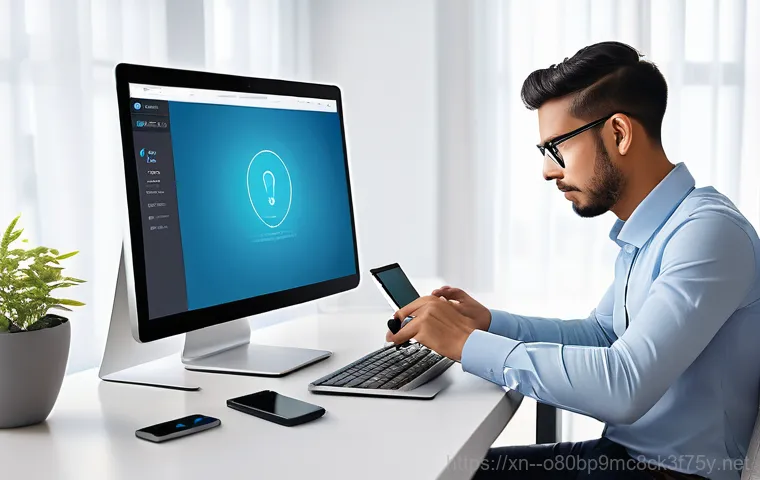 직동 네트워크구축 설정 및 세팅오류해결 - A highly skilled network technician, depicted as a competent professional of diverse gender and ethn...