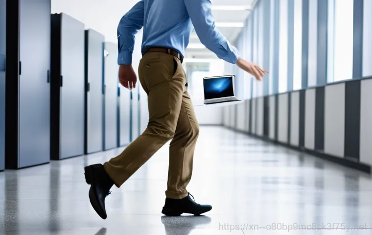 서랑동 STATUS_DISK_CORRUPTION - **Prompt:** A young adult, male or female, sits at a desk in a dimly lit home office late at night. ...