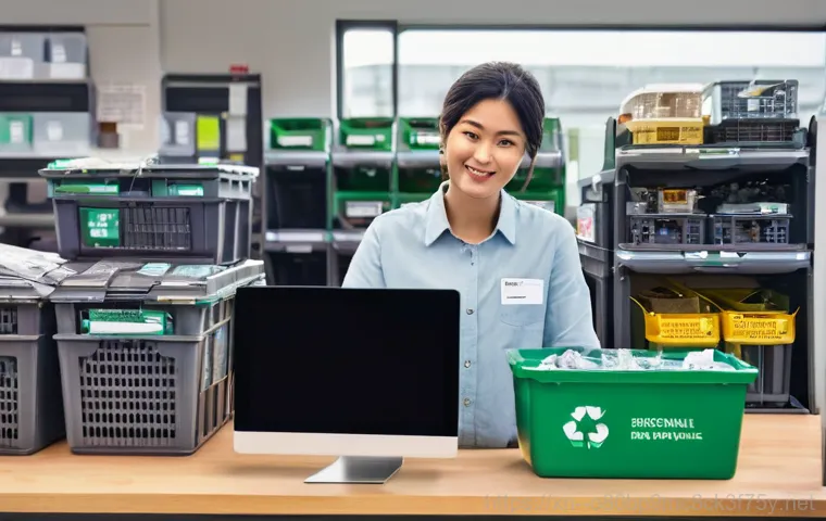 청천동 공장초기화복구 - **Prompt:** A dusty wooden drawer, slightly ajar, filled with an assortment of forgotten, outdated e...